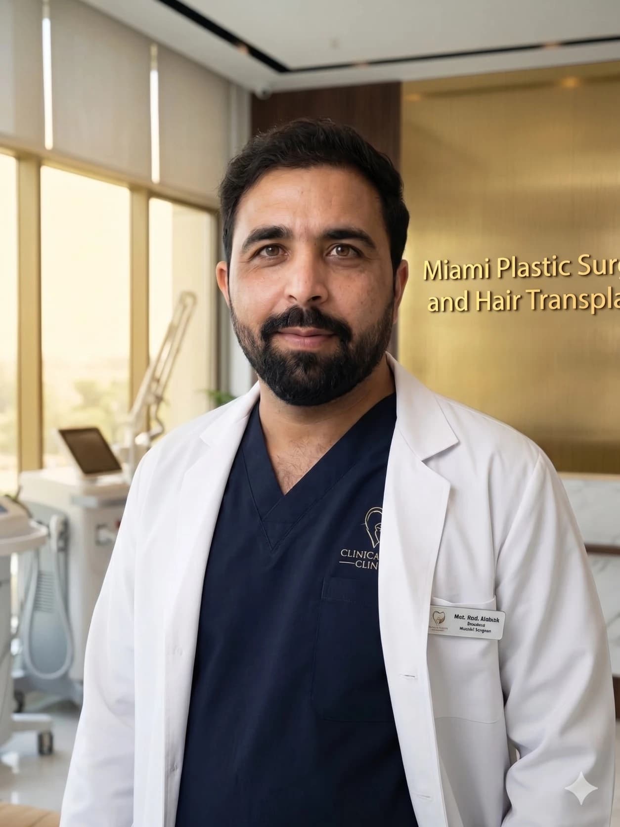 Consultation with Dr Karamat Ullah Miami at Miami Plastic Surgery and Hair Transplant Center